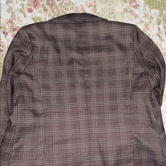 Plaid Women’s Blazer Size L - Picture 5 of 6